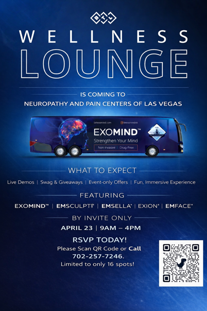 The Wellness Lounge — coming to Neuropathy & Pain Centers of Las Vegas